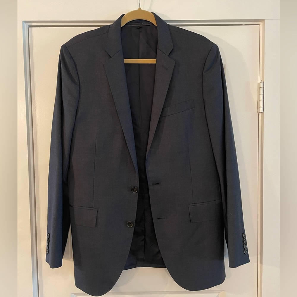 J.Crew Men’s Shop Ludlow Slim Dark Navy Traveler 3 piece Suit  38R 32x32 MedVest